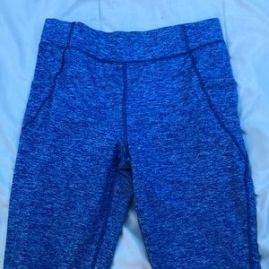 Blue Cut Out Athletic Works Leggings Size XXL For Kids